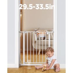 Ciays Baby Gate 29.5” to 33.5”, 30-in Height