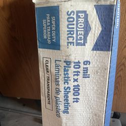 PLASTIC  SHEETING 10ft X 100ft