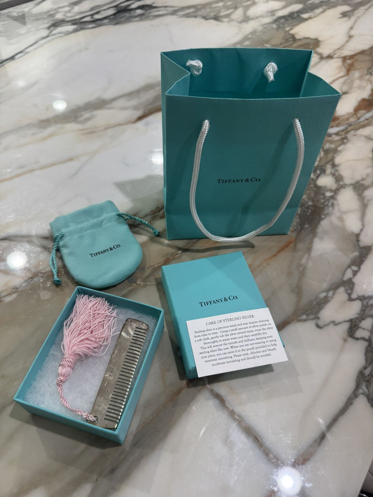 Authentic Tiffany & Co. Baby Comb