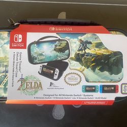 NINTENDO SWITCH DELUXE TRAVEL CASE LEGEND OF ZELDA TEARS OF THE KINGDOM NEW