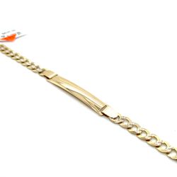 14k Gold Bracelet 7 1/2” ID Diamond Cut Cuban 5.8mm 7.3grams 141828 1