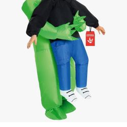 Morph Kids Inflatable Alien Costume, Blow Up Alien Halloween Costume 