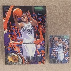 1995 FLEER METAL JIM JACKSON #1 of 3 OVERSIZED TRADING CARD * JUMBO NBA BASKETBALL