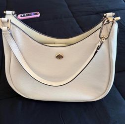 Kate Spade Cream Leather Shoulder Bag