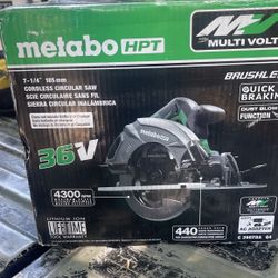 Metabo Brushless 7 1/4  Cordless Saw 