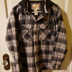 Ocean Pacific flannel hooded shirt

