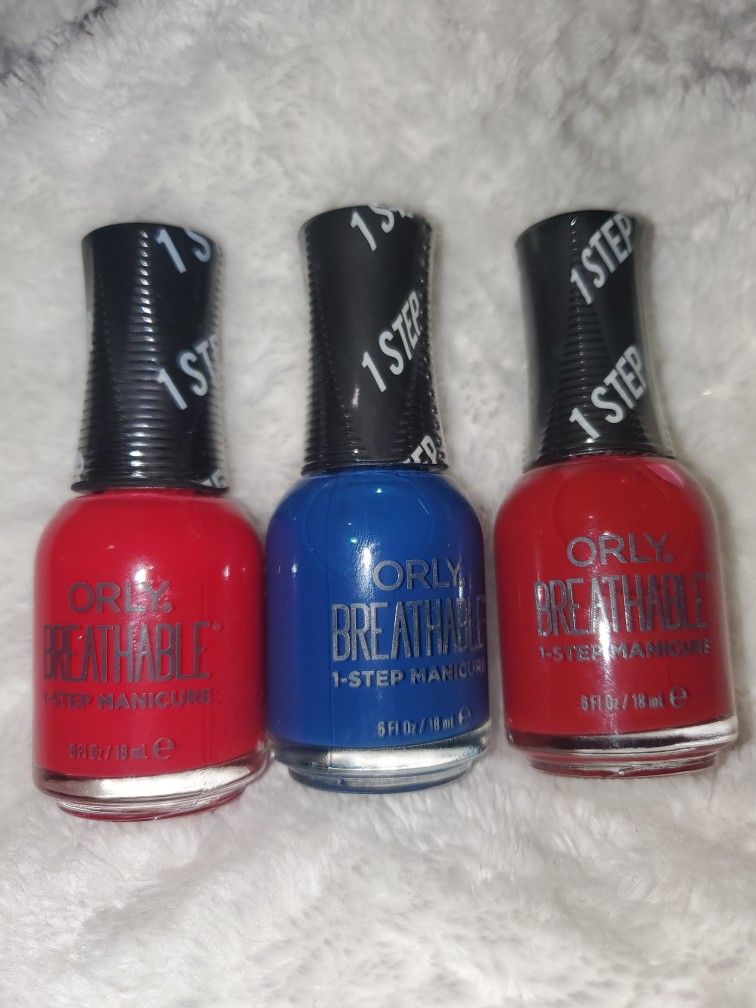 ORLY Breathable Nail Polish . BRAND NEW . 3 Colors Available. 6$ A Piece!