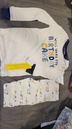 Carter's Kids Birthday Pajamas NWT Size 10