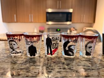 Horror shot glasses