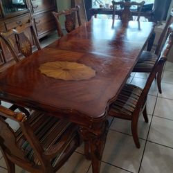 Dining Room Table And Hutch 