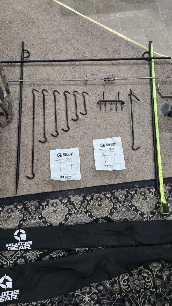 Get Ready For The Drone Apocalypse!!! Guide Gear Campfire Cook Set and Turn Spit. Sportsman's Guide
