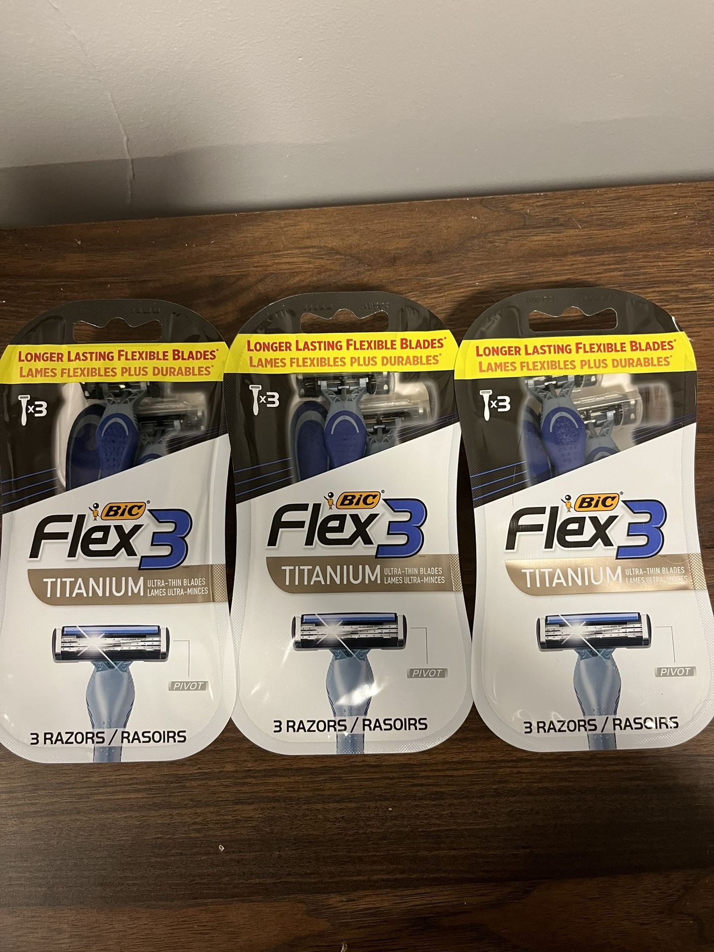 Bic Flex3 Razors 3/$9