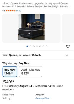 Queen Mattress and Bed frame!