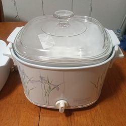 Rare Vintage Corning Ware Crock Pot 