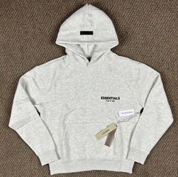 ESSENTIALS FEAR OF GOD HOODIE – XL – LIGHT OATMEAL