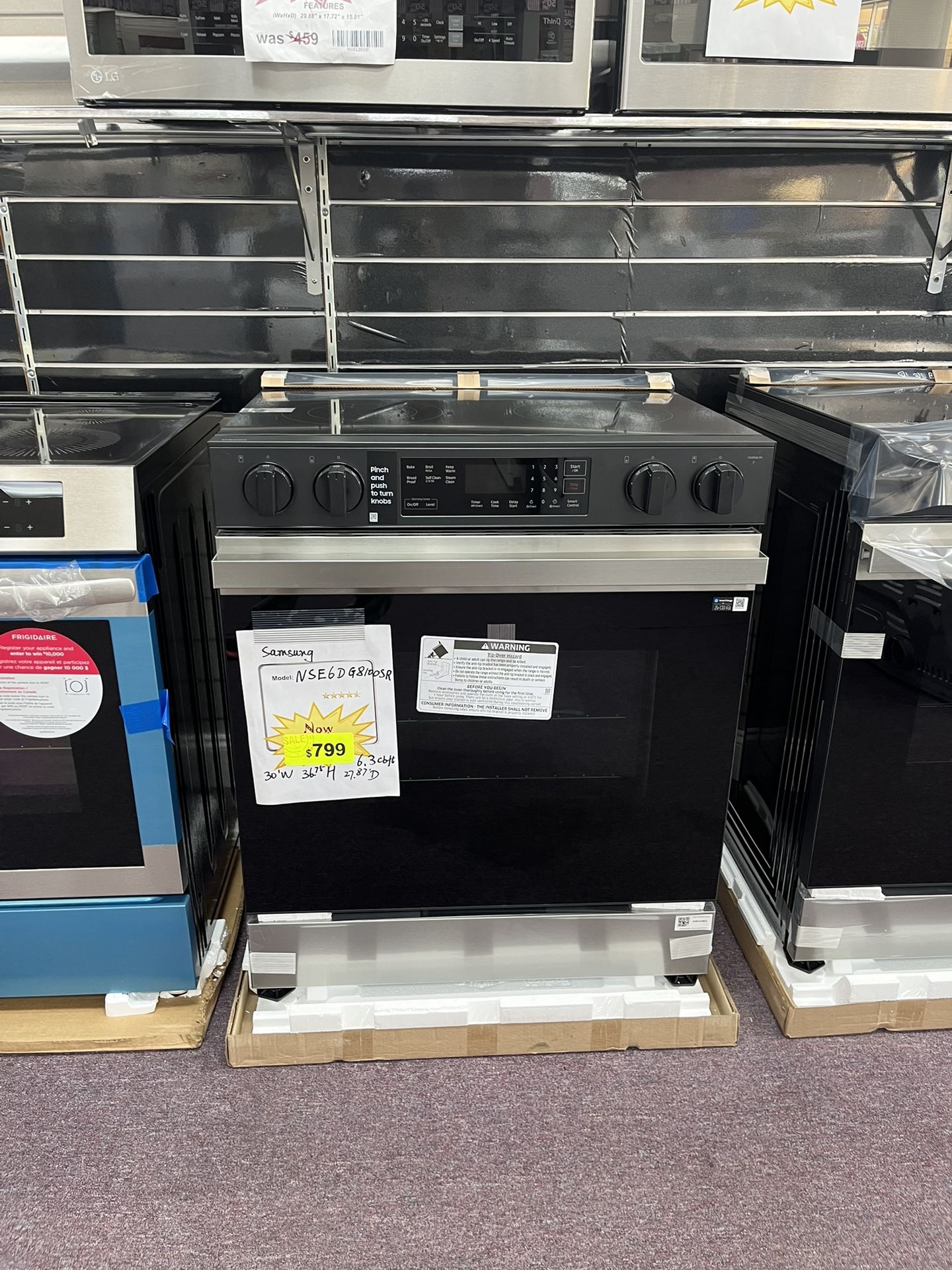 Stove Samsung Slide In Stove With Warranty