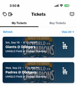 Dodger Tickets