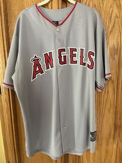 Authentic Anaheim Angels MLB Baseball Scott Kazmir Gray Jersey