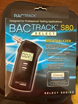 BACtrack S80 Select Professional Breathalyzer – Never Used – With Case