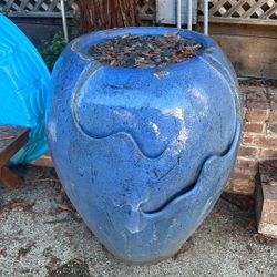 Blue Ceramic Fountain 