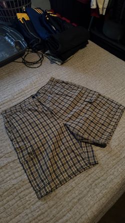 Gap Plaid Cargo Jorts