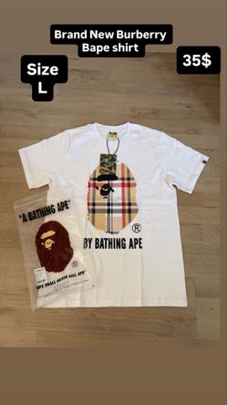 Brand New Burberry Bape shirt
