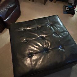 Black Ottoman
