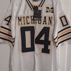 2004 Michigan's Wolverine Throwback Jersey Brand New With Tags