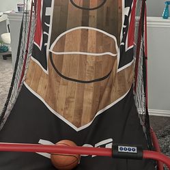 ESPN 2 Player EZ Fold Basketball Game with Polycarbonate Backboard and LED Scoring