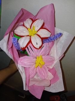 Pipe cleaner flowers and Bouquets 💐