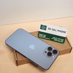 iPhone 13 Pro Max Blue 128 GB Unlocked For Any Carrier Excellent Condition 