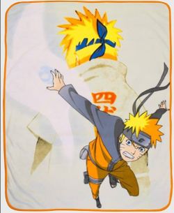 Naruto UzumKi Blanket/Throw Fleece Culture Fly Naruto Shippuden 42"X47"