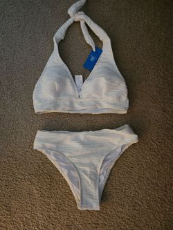 CAPSHE white swimsuit. Brand new. With tag. Size S