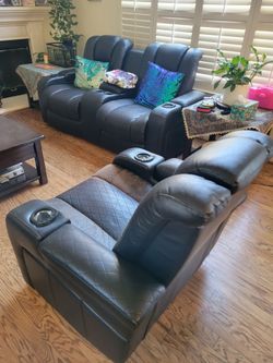 Reclining Sectional 2-pc
