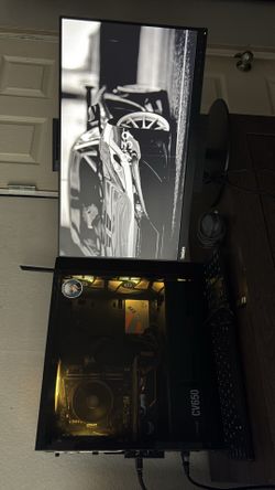 Gaming pc and monitor