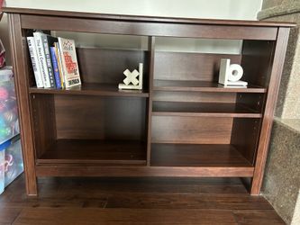 Dark Wood Bookcase / Display Shelf, Great Condition