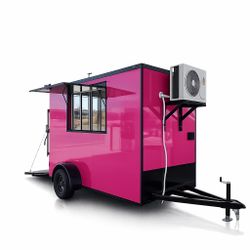 Pink Concession/ Food Trailer.