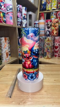 20oz Stitch and Angel Hawaiian Tumbler