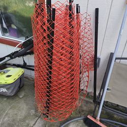 Orange Safety Fence