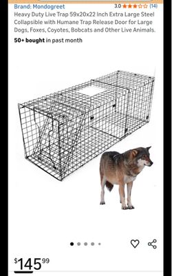 XXXL Heavy duty animal trap
