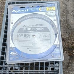 Avanti Pro 10" 60 Teeth, Fine Finish 