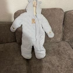 Baby Boy Romper/Niño Conejito