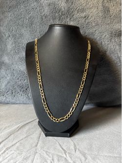 14kt Figaro chain