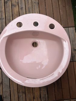 American Standard pink sink