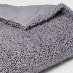 Sherpa Weighted Blanket with Removable Cover - Room Essentials Target 50" x 70" New In Package