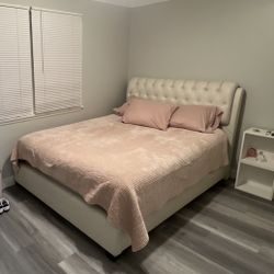 White Queen Bed Frame