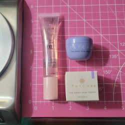 SEALED NEW THE BEAUTY CROP MELON JELLY DEWY PRIMER XXL +NIB TATCHA THE DEWY SKIN CREAM + 3 PRIMER SAMPLE FREEBIES + BONUS TRAVEL SOAP & LOTION