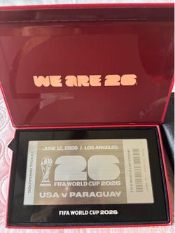 2026 FIFA World Cup Souvenir Ticket USA vs. Paraguay