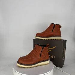 BELMONT BOOTS BM-652 | 6” DOUBLE ZIPPER BOOT LIGHT BROWN