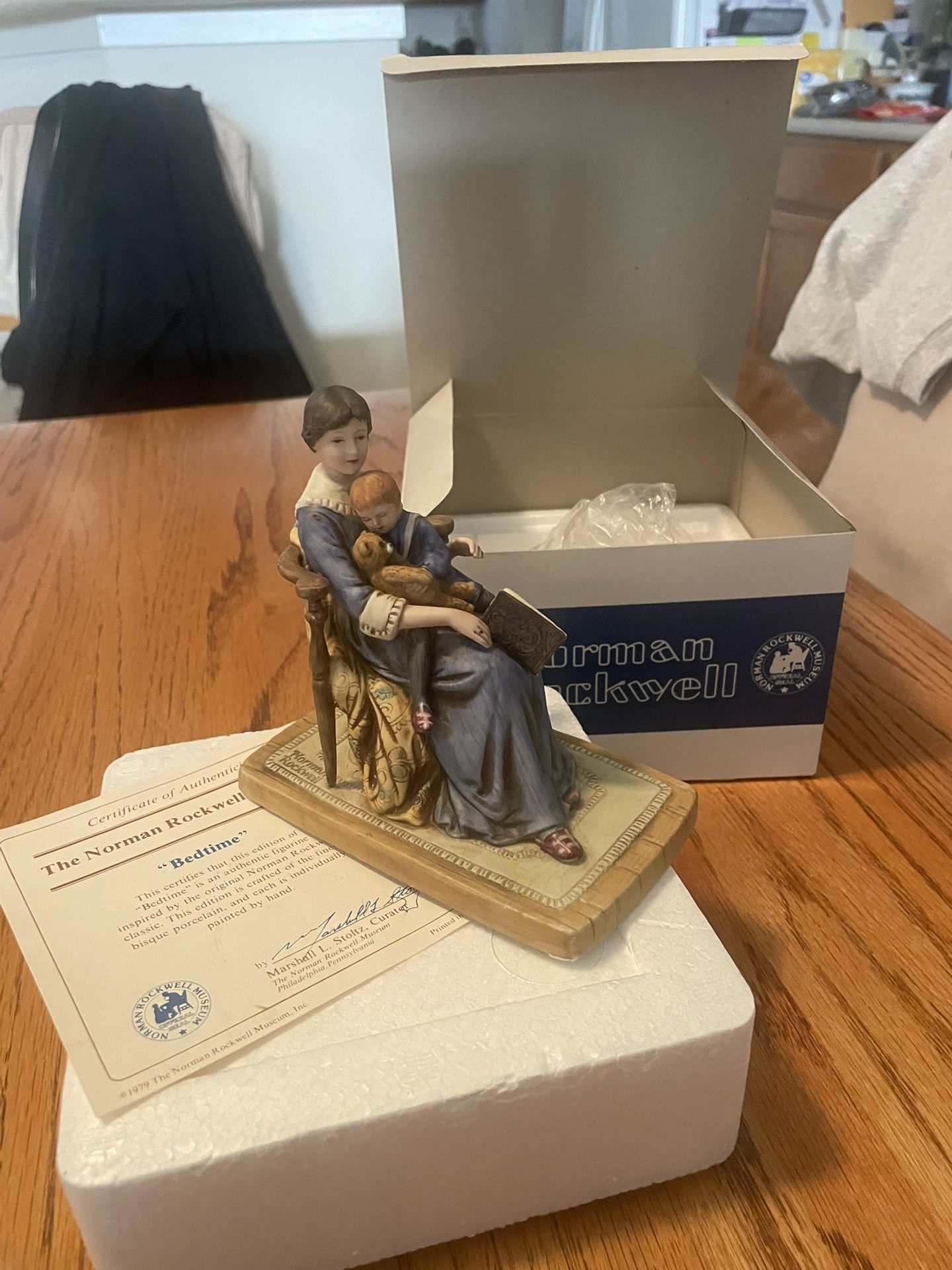 Norman Rockwell “Bedtime” Figurine